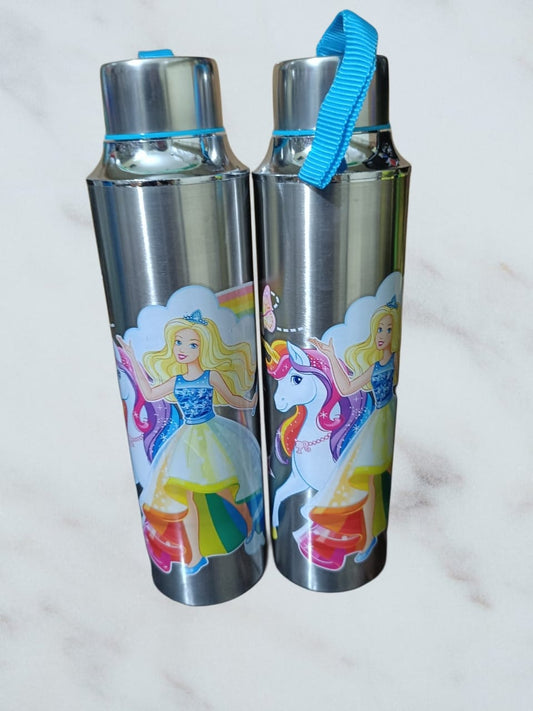 STAINLESS STEEL PRINTED WONDERFULL WATER BOTTLE PACK OF 2