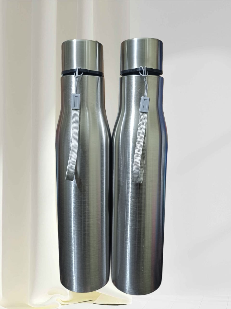 STAINLESS STEEL WATER BOTTLES PACK OF 2