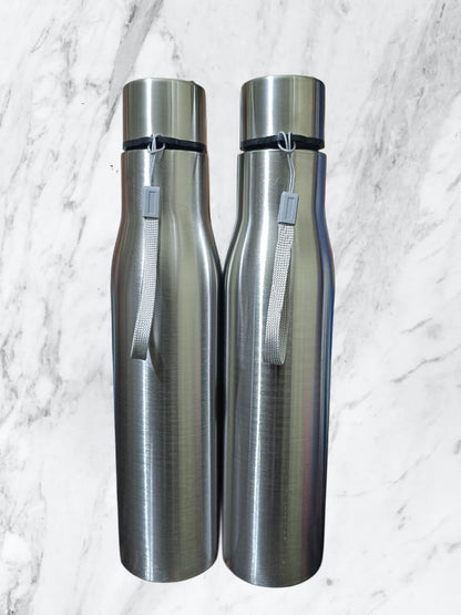 STAINLESS STEEL WATER BOTTLES PACK OF 2