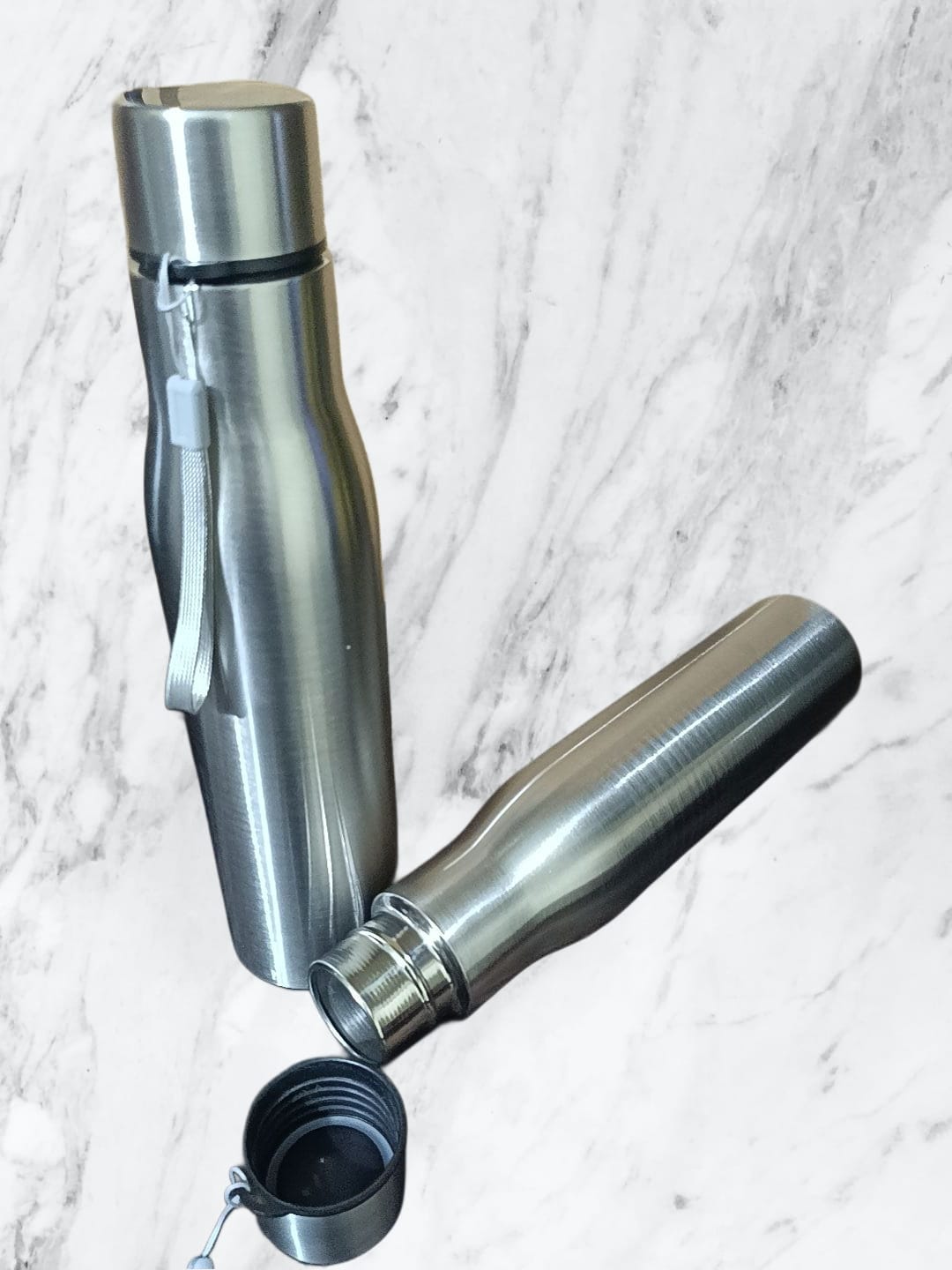 STAINLESS STEEL WATER BOTTLES PACK OF 2