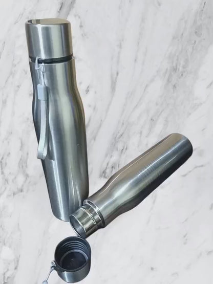 STAINLESS STEEL WATER BOTTLES PACK OF 2